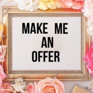 Make your best most reasonable offer!!!!!